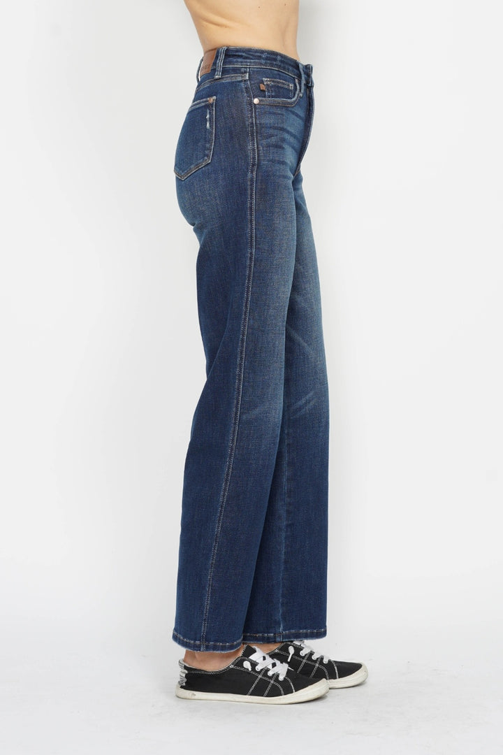 Denim - 88869 Judy Blue Full Size High Waist Tummy Control Jeans - - Cultured Cloths Apparel