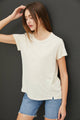 Graphic T-Shirts - CLASSIC ROUND NECK SPLIT HEM T-SHIRT -  - Cultured Cloths Apparel