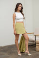 Women's Skirts - SIDE SLIT MINI SKORT -  - Cultured Cloths Apparel