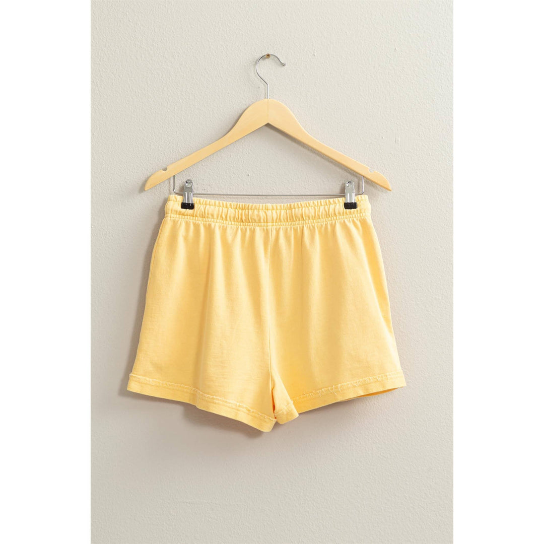 Women's Shorts - Pigment Dyed Raw Edge Detail Shorts -  - Cultured Cloths Apparel