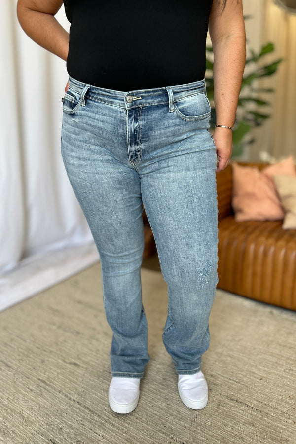 Denim - Judy Blue Full Size Medium Rise Bootcut Jeans -  - Cultured Cloths Apparel