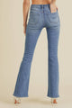 Denim - Dolly Long High Rise Skinny Flare Medium Blue Denim Jeans -  - Cultured Cloths Apparel