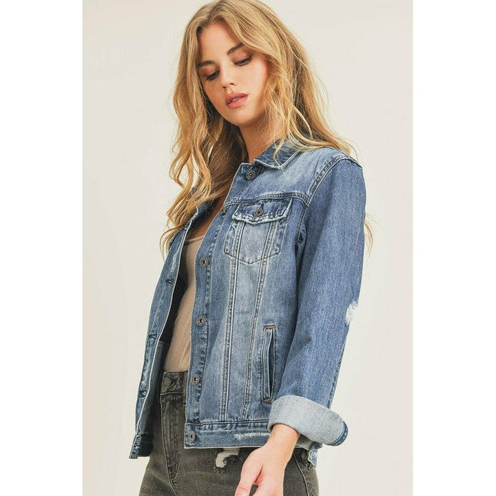 Outerwear - Relaxed Fit Classic Denim Jacket -  - Cultured Cloths Apparel