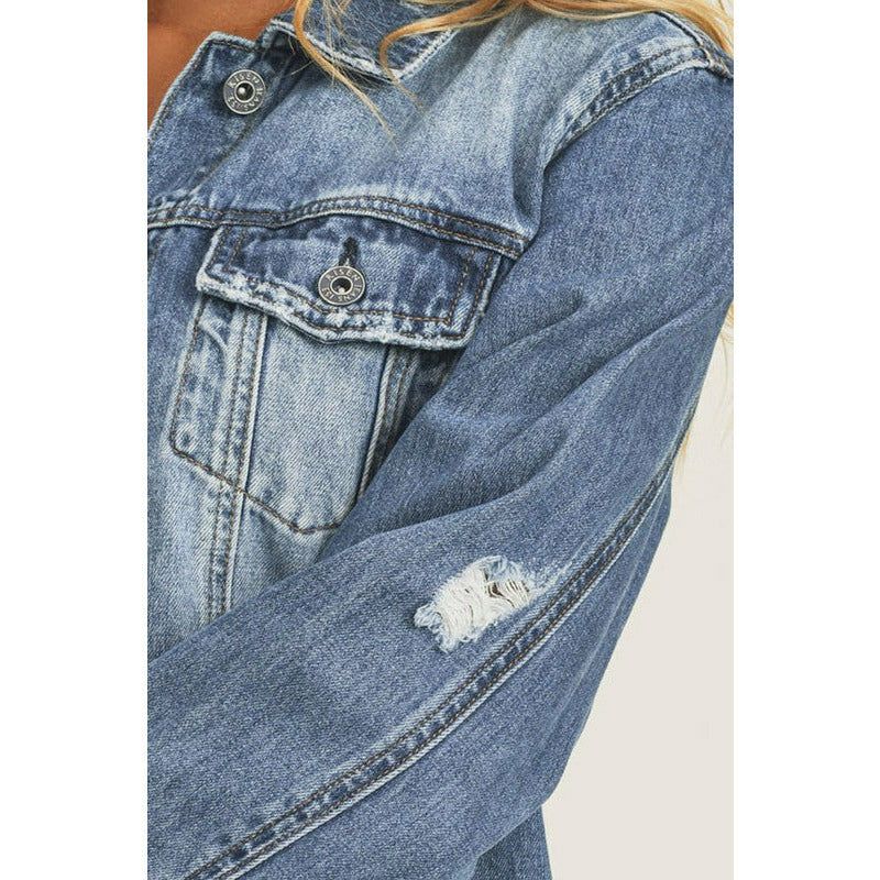 Outerwear - Relaxed Fit Classic Denim Jacket -  - Cultured Cloths Apparel