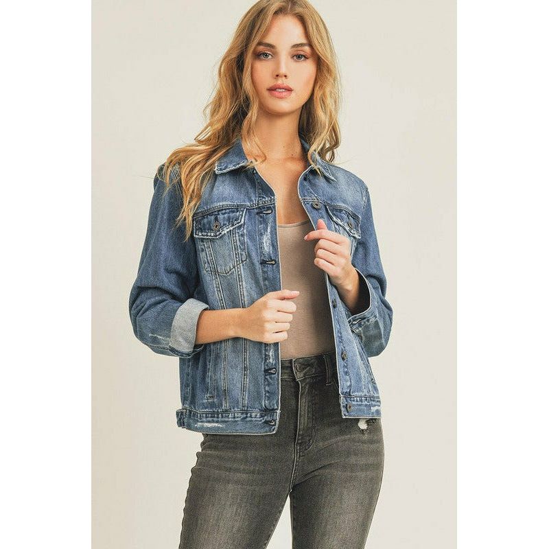 Outerwear - Relaxed Fit Classic Denim Jacket -  - Cultured Cloths Apparel