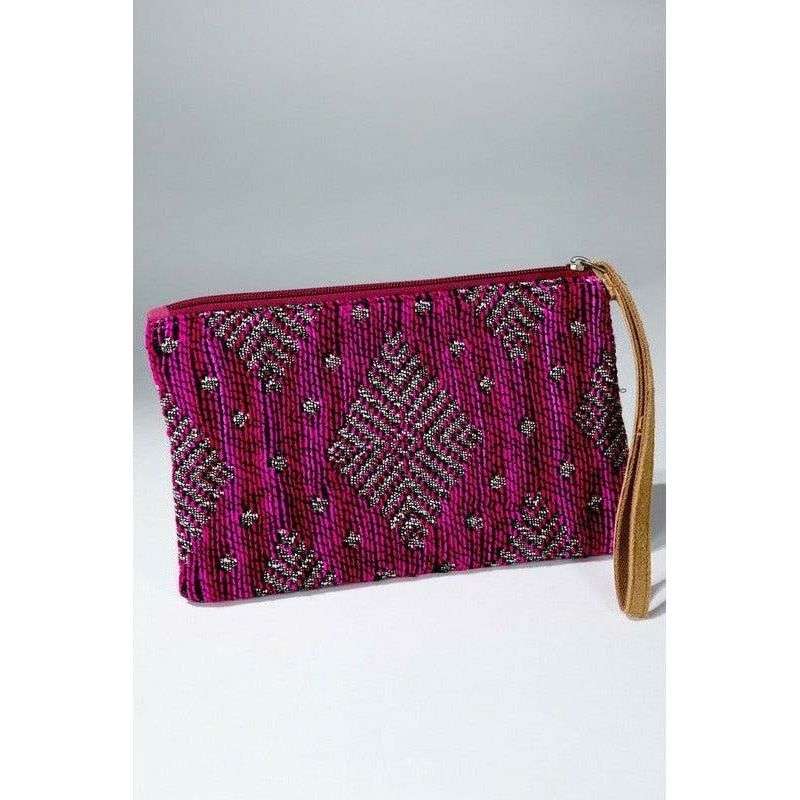 Handbags - Aurora Handmade Pattern Clutch -  - Cultured Cloths Apparel