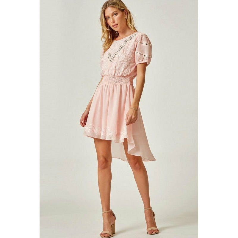 Women's Dresses - All Over Lace Detailed Dress -  - Cultured Cloths Apparel