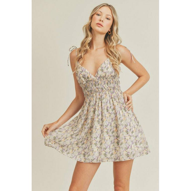 Women's Dresses - Flirty Floral Print Cami Dress -  - Cultured Cloths Apparel