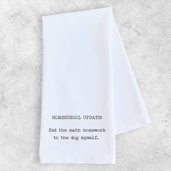 Gifts - Homeschool Update - Tea Towel -  - Cultured Cloths Apparel