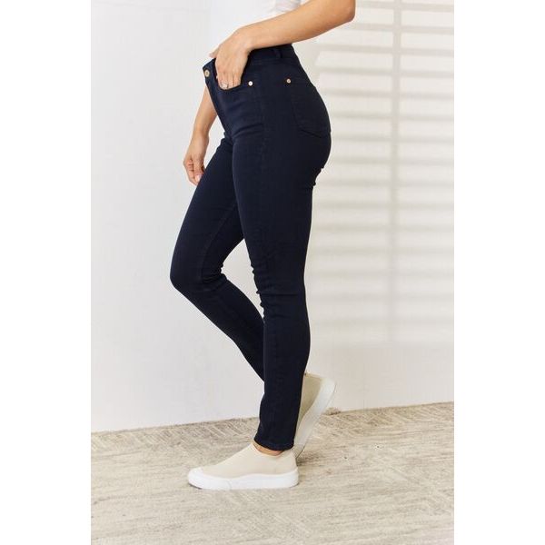 Denim - Judy Blue Full Size Garment Dyed Tummy Control Skinny Jeans -  - Cultured Cloths Apparel