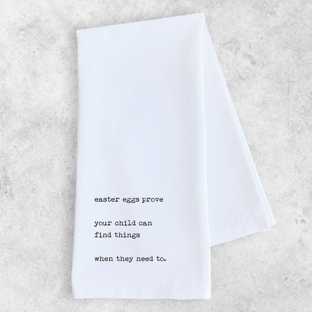 Gifts - Easter Eggs Tea Towel -  - Cultured Cloths Apparel