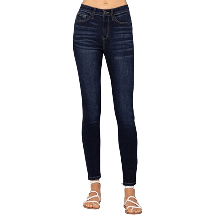 Denim - Judy Blue Handsanded High Waist Skinny Jeans -  - Cultured Cloths Apparel