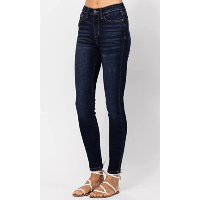 Denim - Judy Blue Handsanded High Waist Skinny Jeans -  - Cultured Cloths Apparel