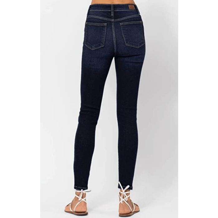 Denim - Judy Blue Handsanded High Waist Skinny Jeans -  - Cultured Cloths Apparel