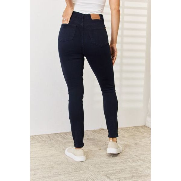 Denim - Judy Blue Full Size Garment Dyed Tummy Control Skinny Jeans -  - Cultured Cloths Apparel