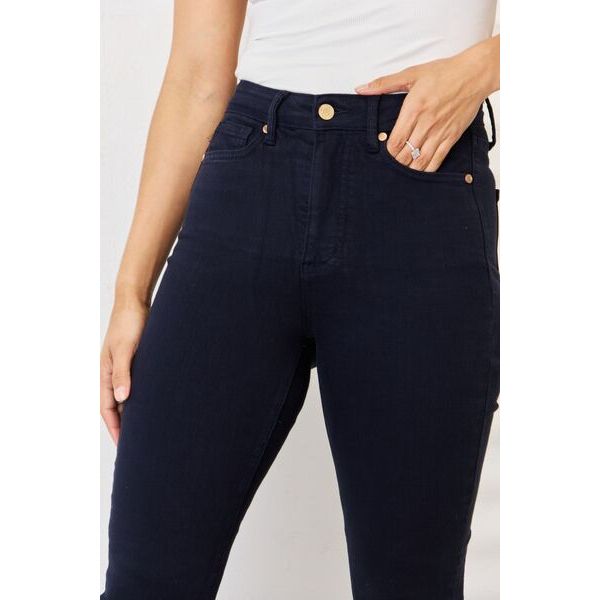 Denim - Judy Blue Full Size Garment Dyed Tummy Control Skinny Jeans -  - Cultured Cloths Apparel